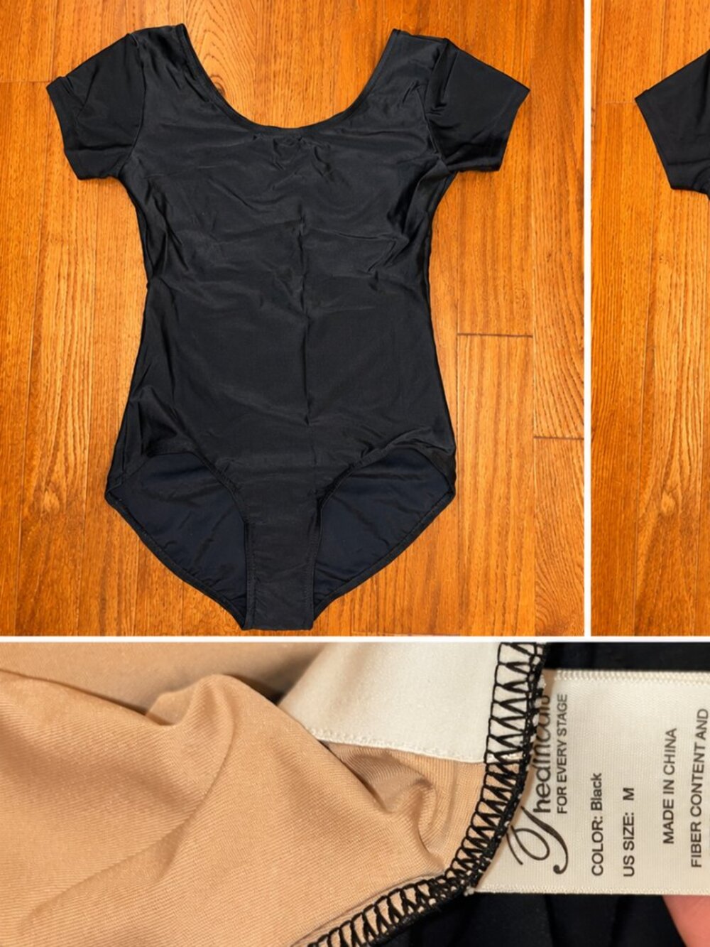 Theatricals Black Short Sleeve Leotard